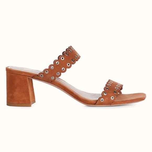 Shoes - Paige Viera Grommet Suede Mules